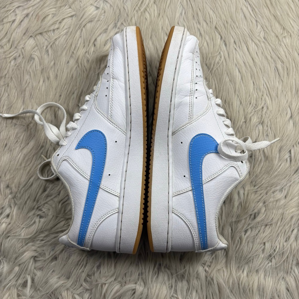 Nike Court Women's 8.5 White Blue Vision Low Next Nature Sneakers Street Urban - Picture 6 of 8